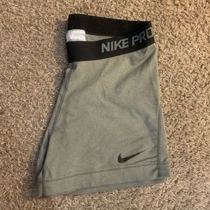 Nike Gray Spandex Shorts - Large